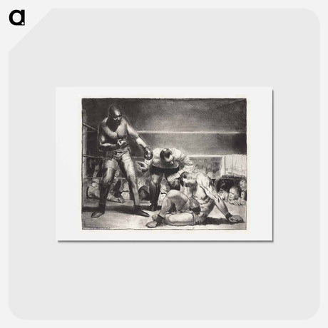 アートポストカード-The white hope - ジョージ ベローズ Postcard.