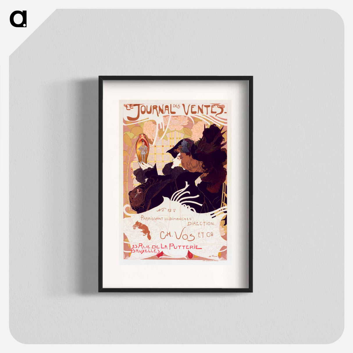 Journal des Ventes - Georges de Filles Poster.