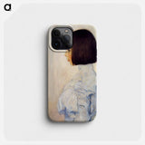 Portrait of Helene Klimt - Gustav Klimt Phone Case.