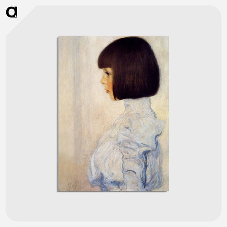 アートポストカード-Portrait of Helene Klimt - グスタフ クリムト Postcard.
