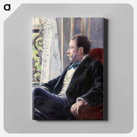 アートパネル-Portrait of a Man - ギュスターヴ カイユボット Canvas.