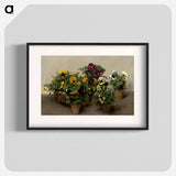 Pansies - アンリ ファンタン ラトゥール Poster.