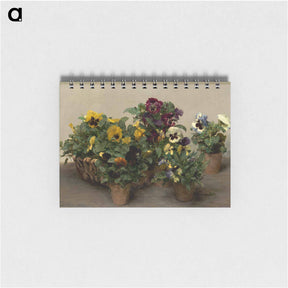 アートメモ帳-Pansies - アンリ ファンタン ラトゥール Memo.