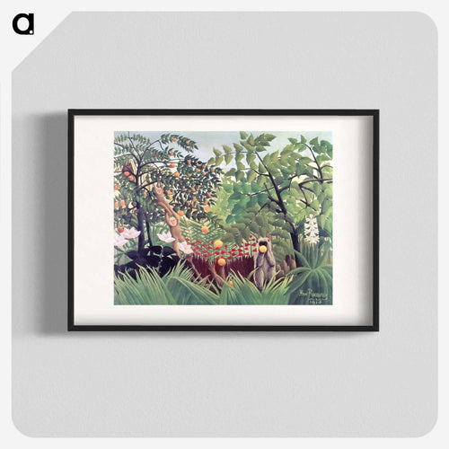 Exotic Landscape - アンリ ルソー Poster.