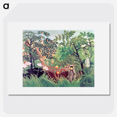 Exotic Landscape - Henri Rousseau Poster.