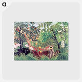 Exotic Landscape - アンリ ルソー Postcard.