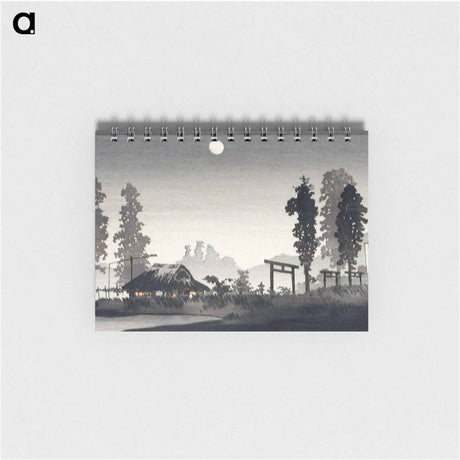 アートメモ帳-Moon at Egota, Tokyo - 高橋 宏明 Memo.