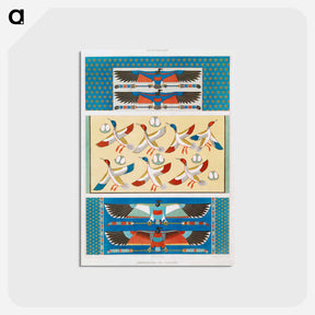 アートポストカード-Ceiling Ornamentation (Memphis & Thebes)
 - エジプト美術史 Postcard.