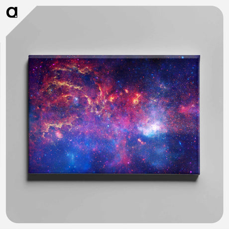 アートパネル-Milky Way's Core: A Multiwavelength View
 - ハッブル画像 Canvas.