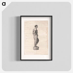 アートポスター-Statue of a Man
 - ジェームス ヒース Poster.