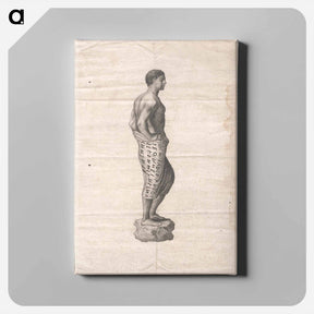 アートパネル-Statue of a Man
 - ジェームス ヒース Canvas.