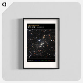 アートポスター-Webb's First Deep Field
 - ジェームズ ウェッブ宇宙望遠鏡 Poster.