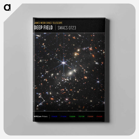 アートパネル-Webb's First Deep Field
 - ジェームズ ウェッブ宇宙望遠鏡 Canvas.