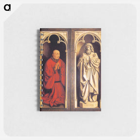 アートメモ帳-Donor and St. John the Baptist - ヤン ファン エイク Memo.