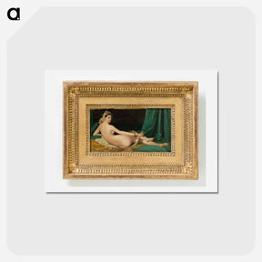 アートポストカード-Odalisque
 - ジャン オーギュスト ドミニク アングル Postcard.