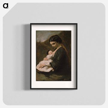 Mother and Child
 - ジャン バティスト カミーユ コロー Poster.