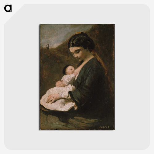 Mother and Child
 - ジャン バティスト カミーユ コロー Postcard.