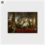 Coresus at Callirhoe - ジャン オノレ フラゴナール Postcard.