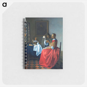 アートメモ帳-The Girl with a Wineglass - ヨハネス フェルメール Memo.