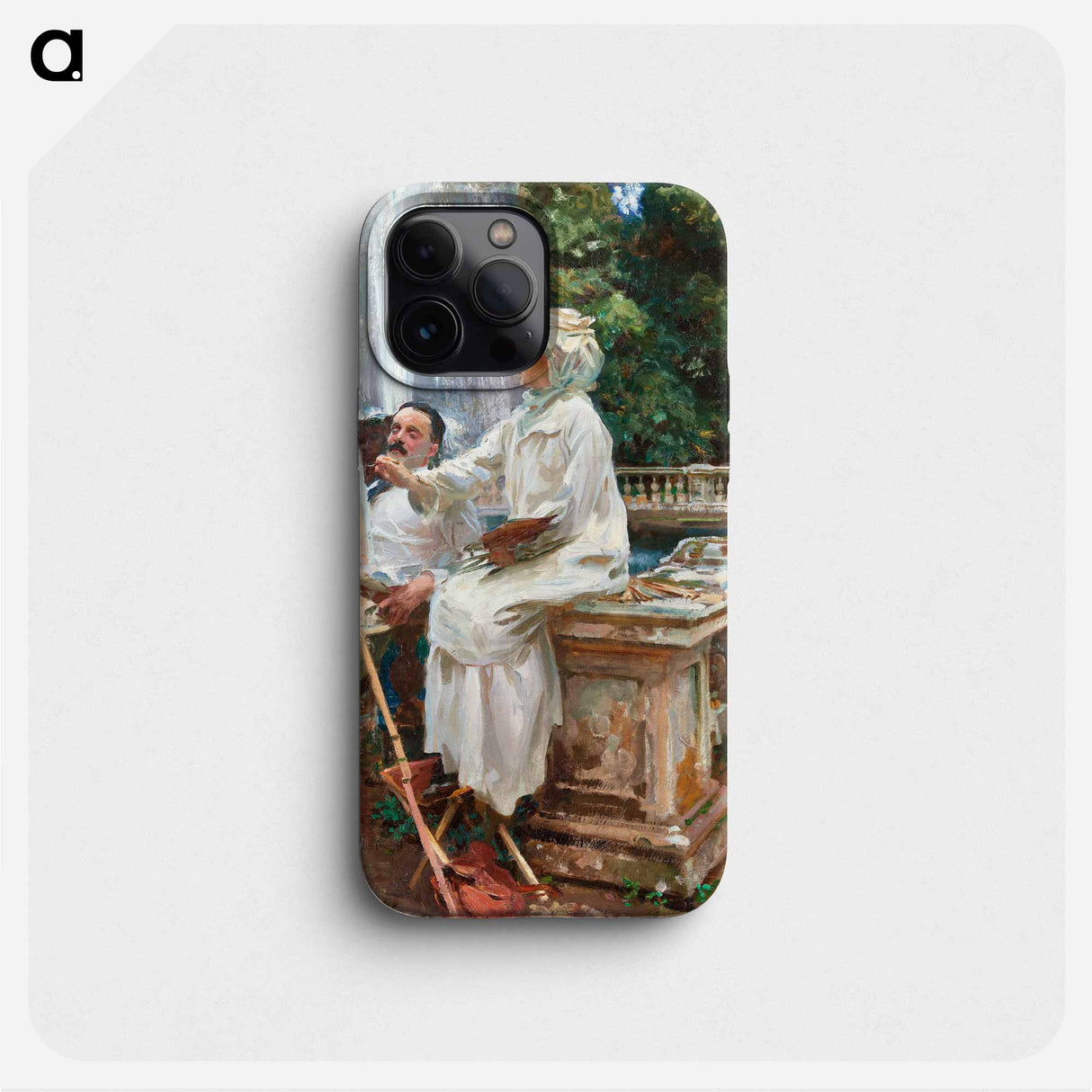 The Fountain, Villa Torlonia, Frascati, Italy - John Singer Sargent Phone Case.