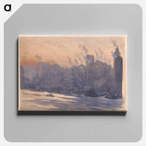 アートパネル-New York Harbor at Night
 - ジョセフ ペネル Canvas.