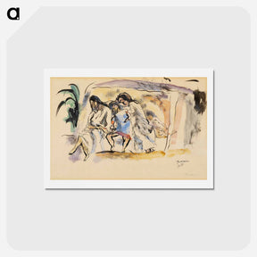 アートポストカード-Siesta
 - ジュール パスキン Postcard.