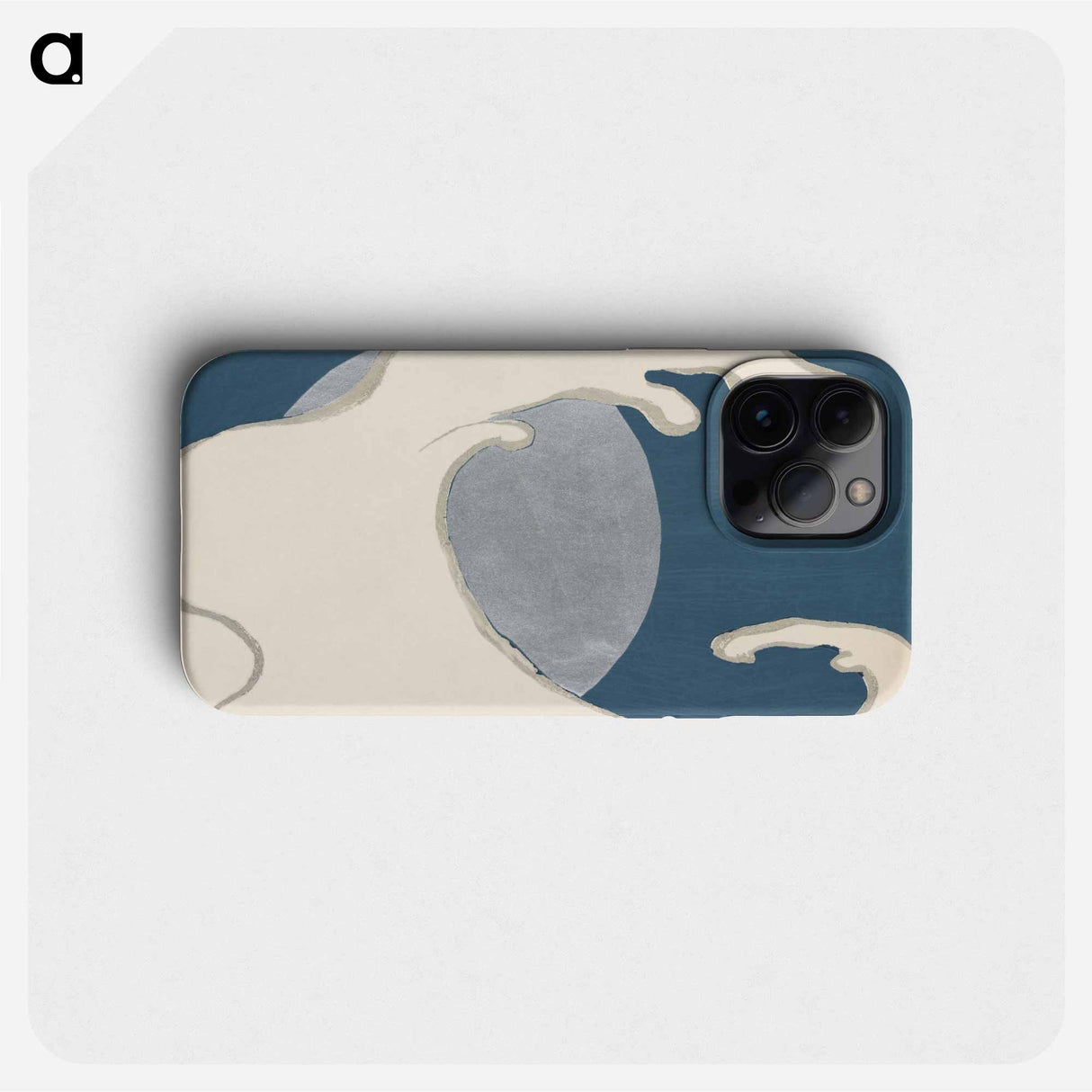 Waves and sun from Momoyogusa–Flowers of a Hundred Generations - 神坂 雪華 Phone Case.