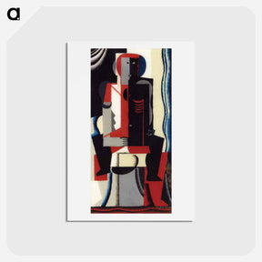 アートポストカード-Couple - ルイ マルクーシ Postcard.