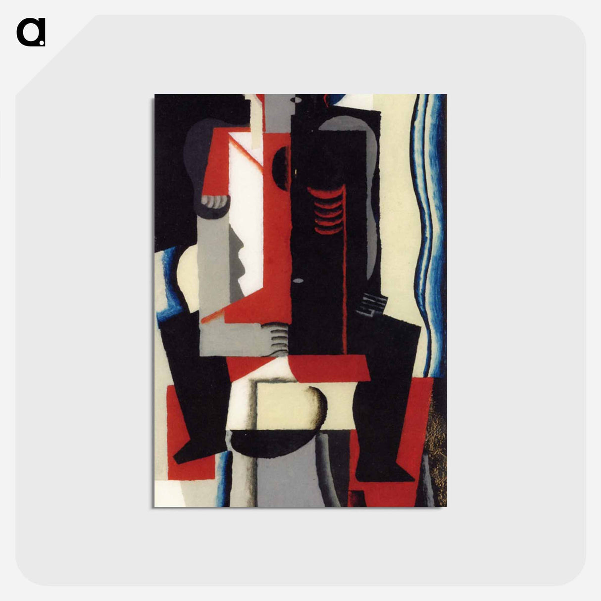 アートポストカード-Couple - ルイ マルクーシ Postcard.