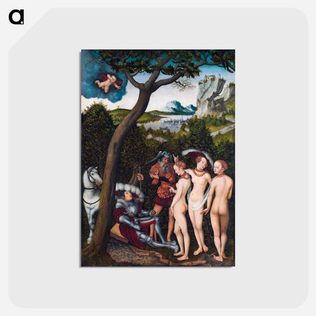 アートポストカード-The Judgment of Paris
 - ルーカス クラナッハ Postcard.