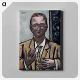 アートパネル-Portrait of Morton D. May
 - マックス ベックマン Canvas.