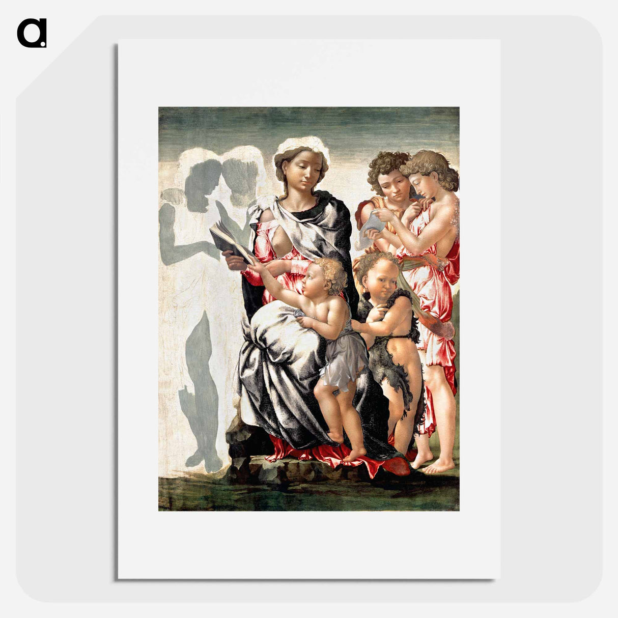 Manchester Madonna - Michelangelo Buonarroti Poster.