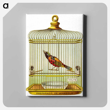 アートパネル-Wampole's Preparation Advertisement: Bird in a Cage
 - 国立医学図書館 Canvas.