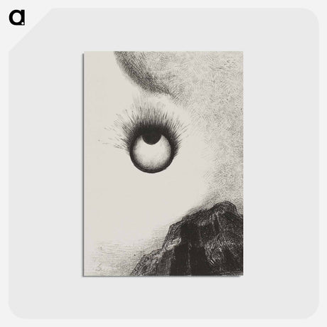 アートポストカード-The Temptation of Saint Anthony - オディロン ルドン Postcard.