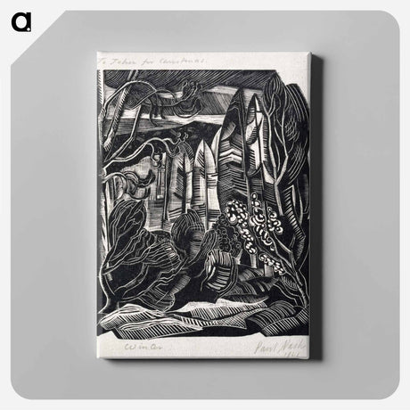 アートパネル-Winter, Hampden - ポール ナッシュ Canvas.