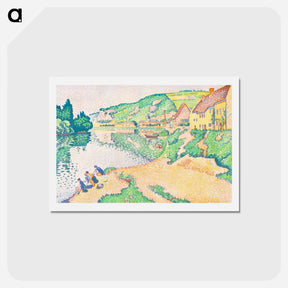アートポストカード-The Andelys - ポール シニャック Postcard.