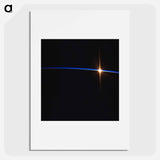 アートポスター-Earth Observations from Mir Space Station
 - 地球 Poster.
