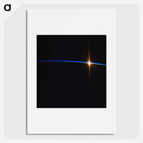 アートポスター-Earth Observations from Mir Space Station
 - 地球 Poster.