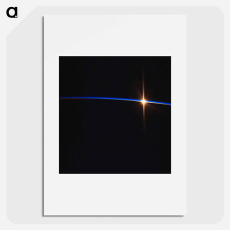 アートポスター-Earth Observations from Mir Space Station
 - 地球 Poster.