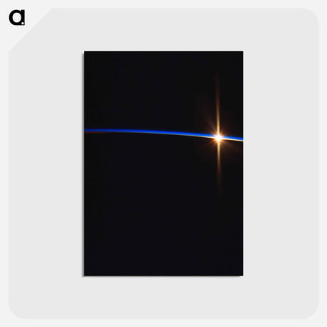 アートポストカード-Earth Observations from Mir Space Station
 - 地球 Postcard.