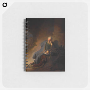 アートメモ帳-Jeremiah Lamenting the Destruction of Jerusalem - レンブラント ファン レイン Memo.