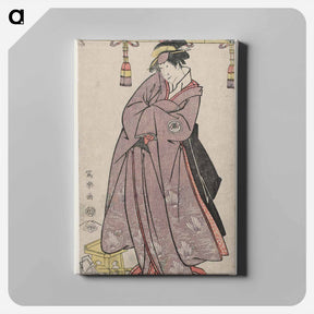アートパネル-Segawa Tomisaburō II as the Ōtomo Family's Maid Wakakusa, Actually Prince Koretaka - 東洲斎 写楽 Canvas.