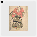 アートポストカード-The Actor Sawamura Sōjūrō III in the Role of Shimada Jūzaburō, from the series "Image of Actors on Stage"
 - 歌川 豊国 Postcard.