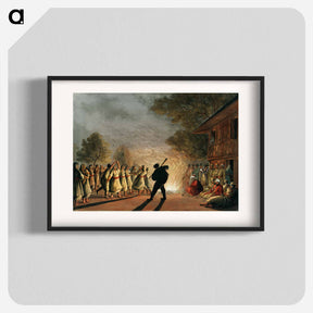 アートポスター-Dance of Bulgarian Peasants - オスマン帝国領内の景色 Poster.
