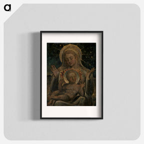アートポスター-Virgin and Child - ウィリアム ブレイク Poster.