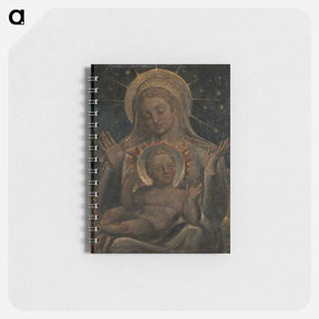 アートメモ帳-Virgin and Child - ウィリアム ブレイク Memo.