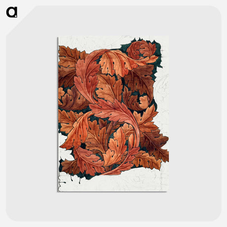 アートポストカード-Acanthus - ウィリアム モリス Postcard.