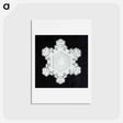 アートポストカード-Wilson Bentley's Snowflake 1205 - ウィルソン ベントレー Postcard.