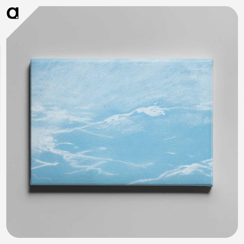 Seagull and Waves - ウィンスロー ホーマー Canvas.