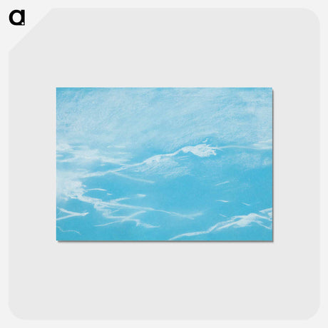 アートポストカード-Seagull and Waves - ウィンスロー ホーマー Postcard.